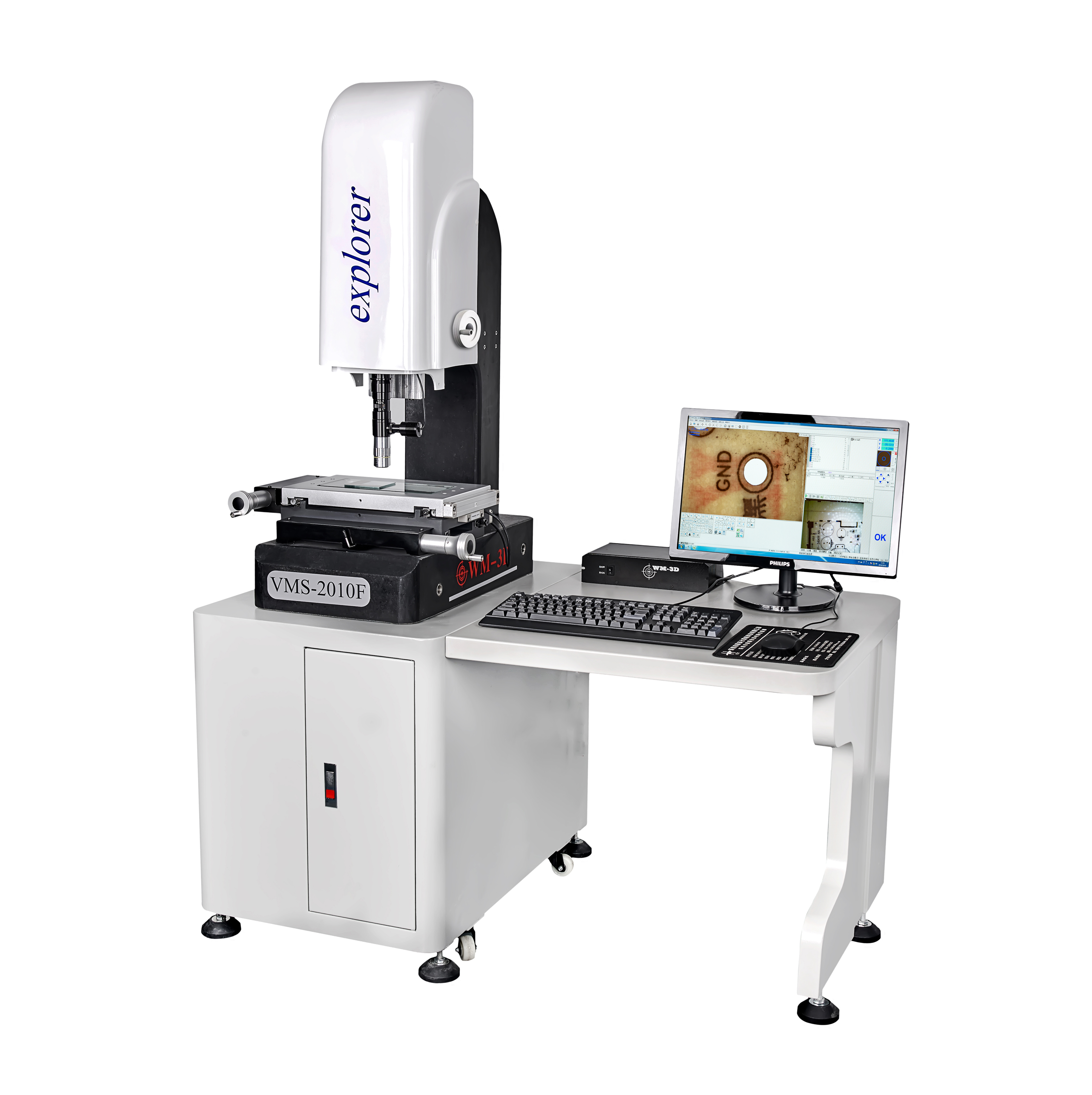 Size Control Co 3um Accuracy CMM Machine for Springs Sizes Control